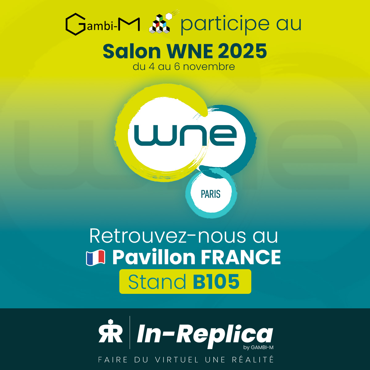 Démonstration applicatif In-Replica par Gambi-M au World Nuclear Exhibition